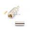 Conectores coaxiales de radiofrecuencia para cables RG174 rg316 rg178 galvanizado por niquel