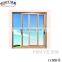 golden color aluminum sliding window with fly screen with touch lock
