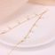 S925 sterling silver design imitation pearl necklace