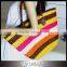 Wholesale Weave Natural Summer Rainbow Straw Beach Bag