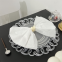 New Arrival Vintage Clear Round Plastic Charger Plates Acrylic Dinner Dishes For Wedding