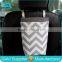 Gray Chevron Hanging Car Backseat Organizer/Car Trash Bag/Car Litter Bag                        
                                                Quality Choice