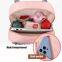 Baby diaper bag double layer storage bag portable quilted puffer polyester high-capacity go out Zipper pack diaper bag