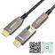 OEM Factory Wholesale Detachable 8K HDMI 2.1 AOC-Active Optical Cable-Armored-8K@60Hz 48Gbps