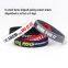 Customized Encourage Logo Promotion Inspiration Adult Debossed Inkfilled  Promotional Silicone Wristbands
