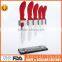 5pcs brand new red handle kitchen ceramic knife set
