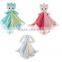 2016 baby security blanket/soft plush toy/velboa blankie/plush baby soft blanket