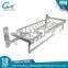 Manufacturer wall mouted simple design commercial hotel style aluminum towel rack/shelf