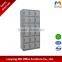 Factory direct sale 18 door metal storage cabinet