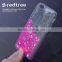 New Popular Transparent Bling Liquid Quicksand TPU Mobile Phone Covers for Lenovo a600e