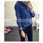 Factory wholesale summer style blusas fashion clothing sexy denim blouse