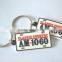 best Promotional rubber keychain/soft rubber keyring