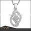 CYW hot new products for 2015 fashion jewelry, Sterling Silver Footprint Pendant Necklace