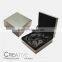 Simple design leather perfume box packaging
