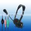 2015 Bulk buy from China best noise canceling stylish wired computer headset with/without mic