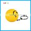 Mini Smile Face Round Antistress Ball Keychain