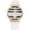 Fashion Colorful Womens Anchor Stripe Pattern Analog Quartz Wrist Watch