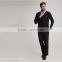 High quality mens winter knitted black sweater work wear security guard uniform