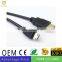 HDTV application Mini HDMI cable 24K Gold plated