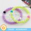 2015 New Best Selling Multi Color Bead Bracelet Custom Silicone for Kids Made in Yiwu Market