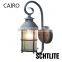 CAIRO Outdoor Half E27 Antique Garden Cone Wall Lamp