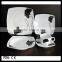 italian square 20 pcs new bone china dinner table set