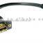 HDMI Female to Female adaptor Panel Mount with 10cm HDMI Cable Assembly