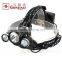 Goread T08 bike light head ligt ( 2 in 1) rechargeable 18650 3 pcs led bike head light