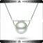 Daihe WEDDING PEARL JEWELRY-sterling silver jewelry fresh water pearl necklace