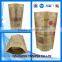 High quality food grade paper stand up pouch with zipper
