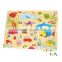 Hot selling wooden big size kids puzzle toys