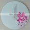 Glass wall clock, fashion wall mounted clock, decorative wall clock