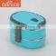 1-2 layer Korean Style thermos stainless steel lunch box with lock