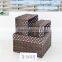 wholesale brown lovely home storage basket with fashion liner