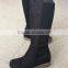 2016 Brand New Korea Style Made in China Cheap women flat long boots for sale