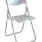 plastic seat foldable chair with Iron frame office chair and folding chairs furniture1074B