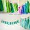 Tissue Paper Tassel Garland for wedding/party/birthday decoration/Paper pom poms