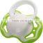 cute design baby soother with double color pacifier