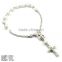 BXA-0954 925 Sterling Fashion Silver Bracelet Silver Fashion Rosary Bracelet with Red Agate