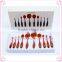 New rose gold oval toothbrush makeup brush set 10pcs                        
                                                                                Supplier's Choice