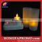 Christmas floating light led rechargeable candle with frosting cup