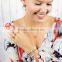 New Design Hot Sale Fashion delicate double layer necklace, pendant necklace, flower pendant necklace