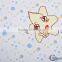 Printed star patterns kids window treatments