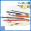 high quality OEM natural wooden pencil without eraser for gift