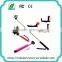 Hot sell factory supply good quality selfie stick with cable