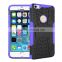 PC+ TPU Rugged Hybrid Kickstand shockproof phone cover case for iPhone 6