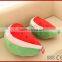 Realist Watermelon & Tangerine fruit shaped Plush Stuffed Toy Pillow