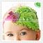 Hot sale kids hair accessories feather head band,girls feather flower headband,baby girls feather hair band