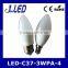 led 3w candle light e14 bulb IC driver high quality