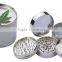 Herb grinder, tobacco grinder in 5 layers, metal grinder, diameter 75mm